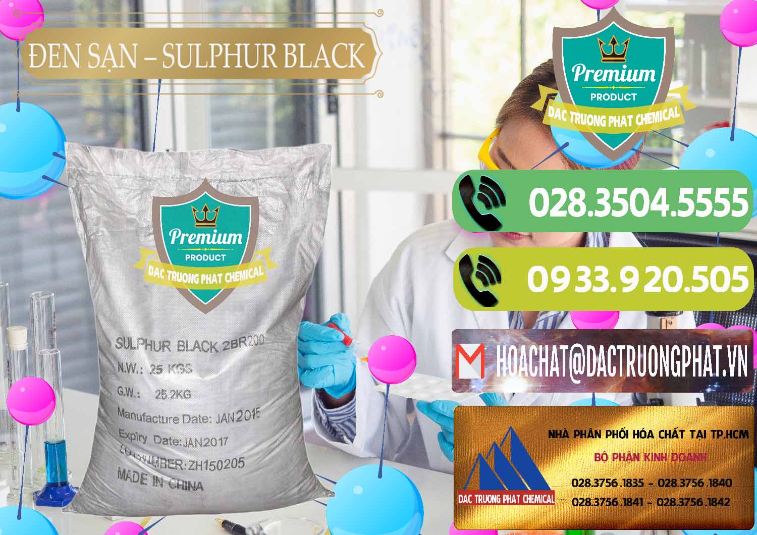 Đơn vị phân phối - bán Đen Sạn – Sulphur Black Trung Quốc China - 0062 - Nhà phân phối - nhập khẩu hóa chất tại TP.HCM - hoachatmientay.vn