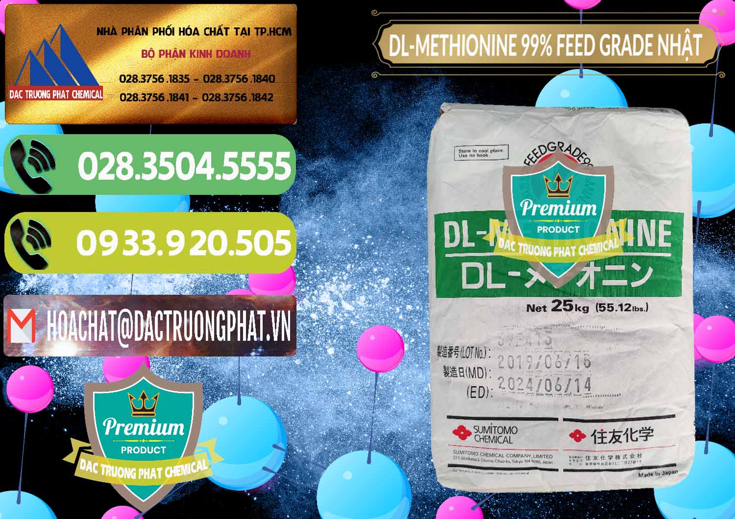 Nơi chuyên kinh doanh & bán DL-Methionine - C5H11NO2S Feed Grade Sumitomo Nhật Bản Japan - 0313 - Cty chuyên phân phối _ nhập khẩu hóa chất tại TP.HCM - hoachatmientay.vn