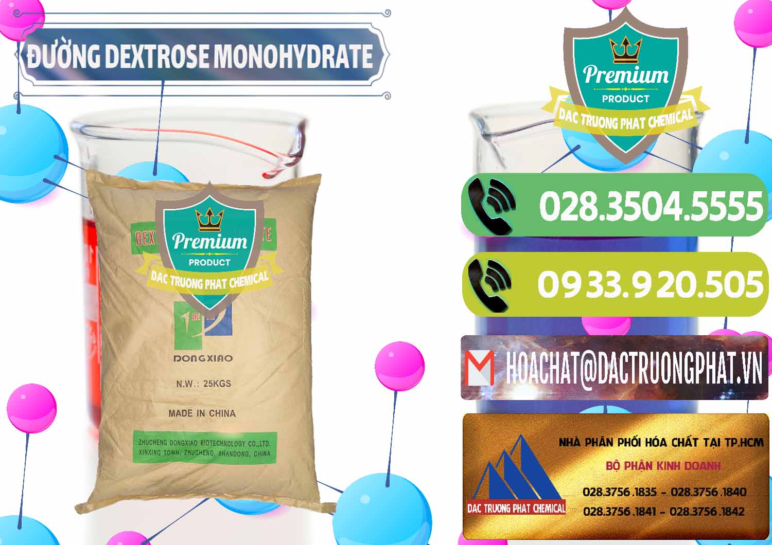 Cty phân phối ( bán ) Đường Dextrose Monohydrate Food Grade Dongxiao Trung Quốc China - 0063 - Nơi cung cấp & bán hóa chất tại TP.HCM - hoachatmientay.vn