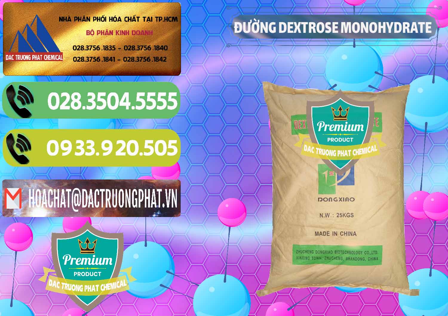 Cty kinh doanh - bán Đường Dextrose Monohydrate Food Grade Dongxiao Trung Quốc China - 0063 - Cty cung cấp và phân phối hóa chất tại TP.HCM - hoachatmientay.vn