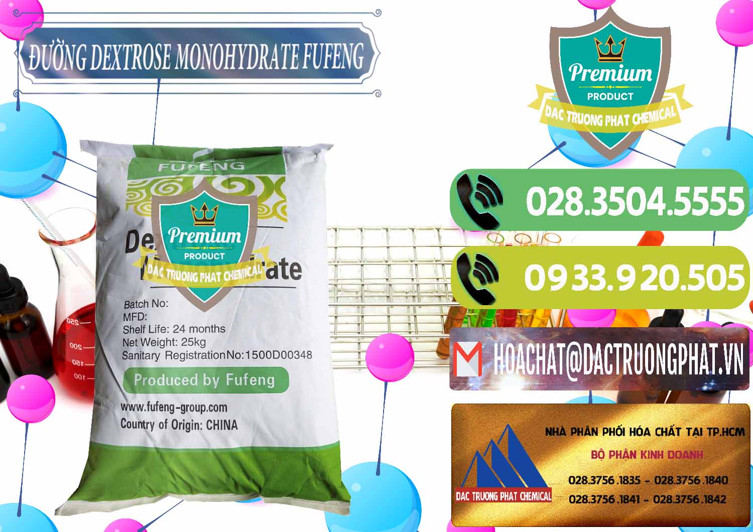 Công ty nhập khẩu và bán Đường Dextrose Monohydrate Food Grade Fufeng Trung Quốc China - 0223 - Công ty kinh doanh & phân phối hóa chất tại TP.HCM - hoachatmientay.vn