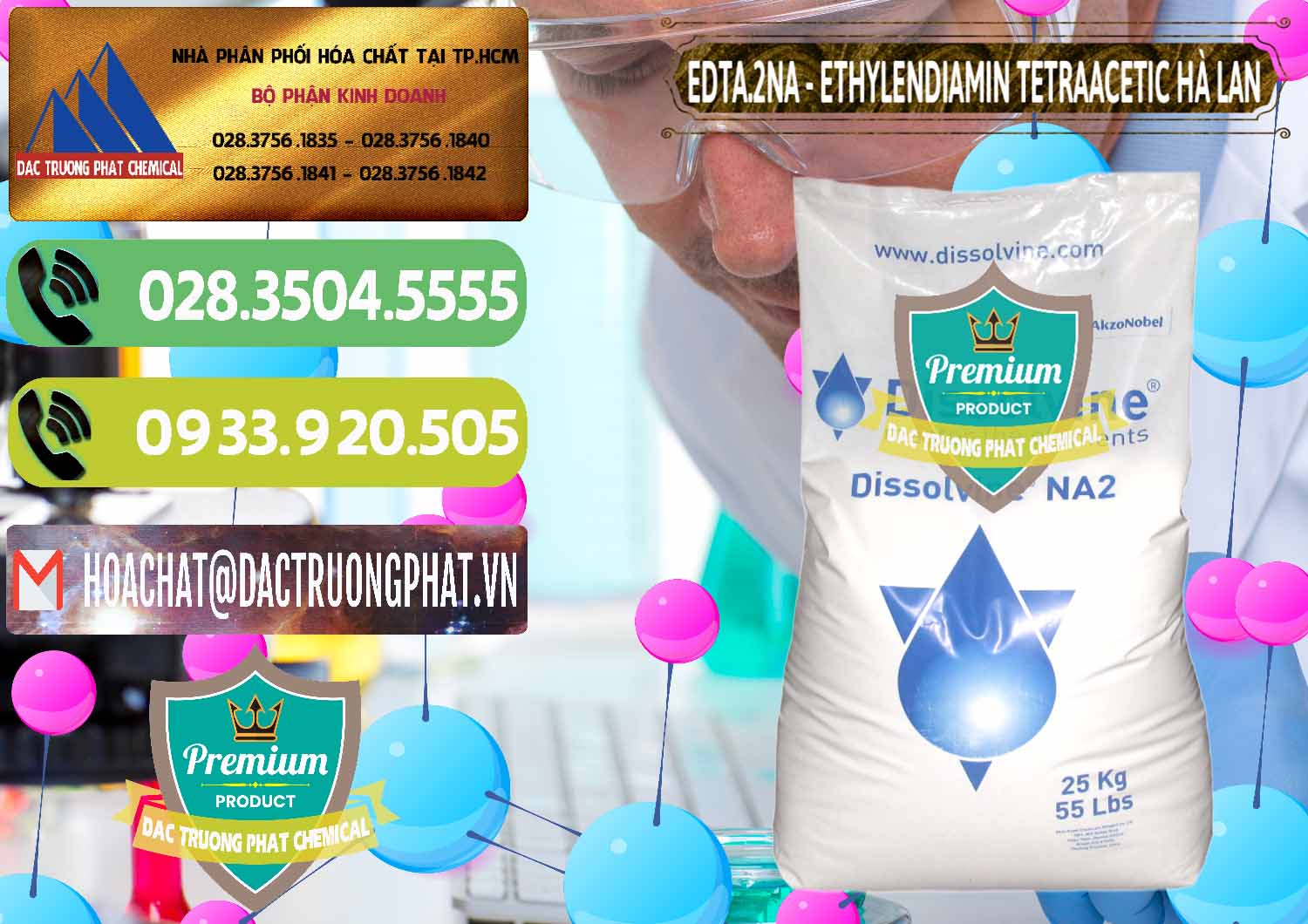 Cty chuyên kinh doanh - bán EDTA.2NA - Ethylendiamin Tetraacetic Dissolvine Hà Lan Netherlands - 0064 - Nơi chuyên cung cấp - nhập khẩu hóa chất tại TP.HCM - hoachatmientay.vn