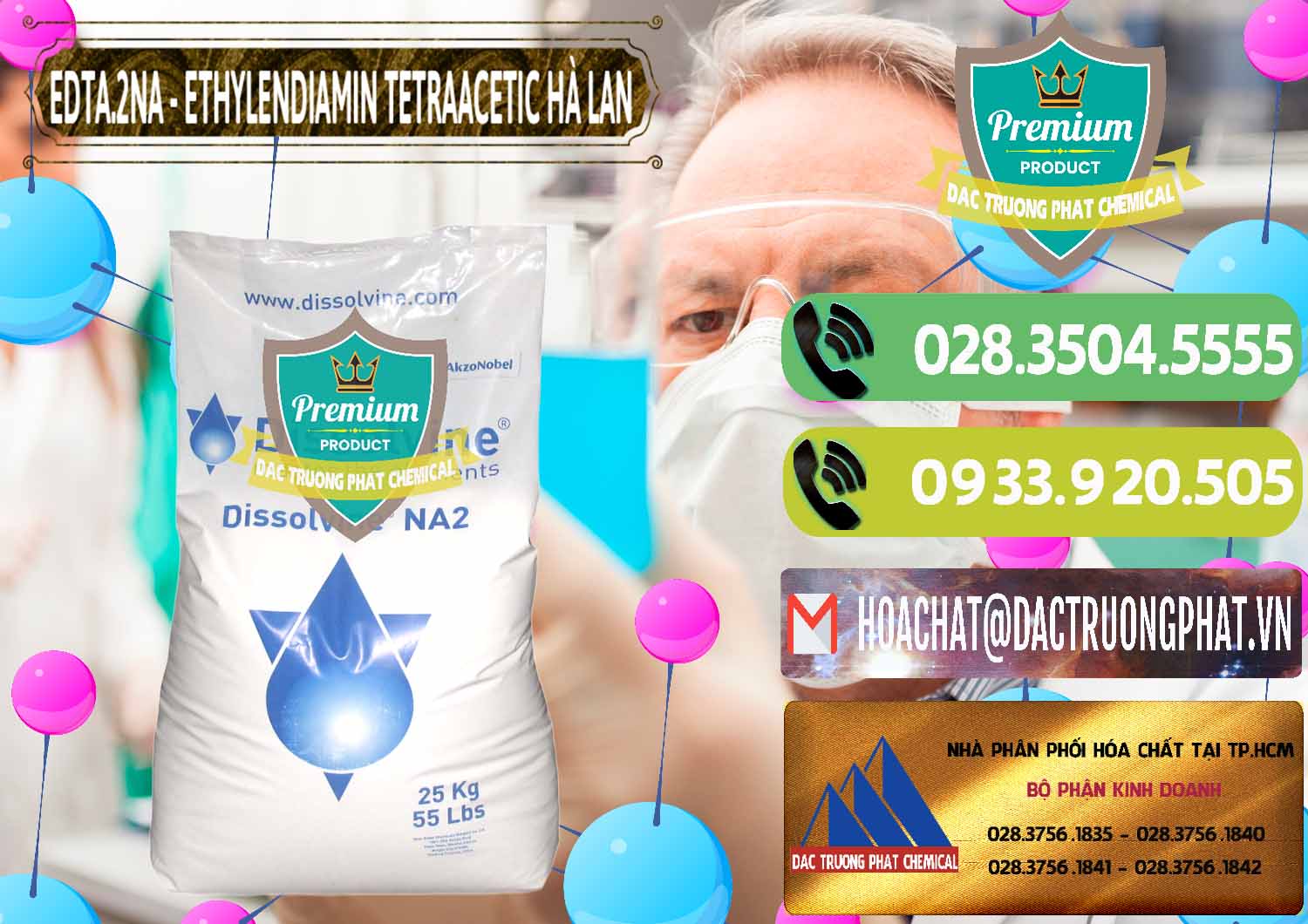 Cty cung cấp - bán EDTA.2NA - Ethylendiamin Tetraacetic Dissolvine Hà Lan Netherlands - 0064 - Đơn vị chuyên nhập khẩu & phân phối hóa chất tại TP.HCM - hoachatmientay.vn