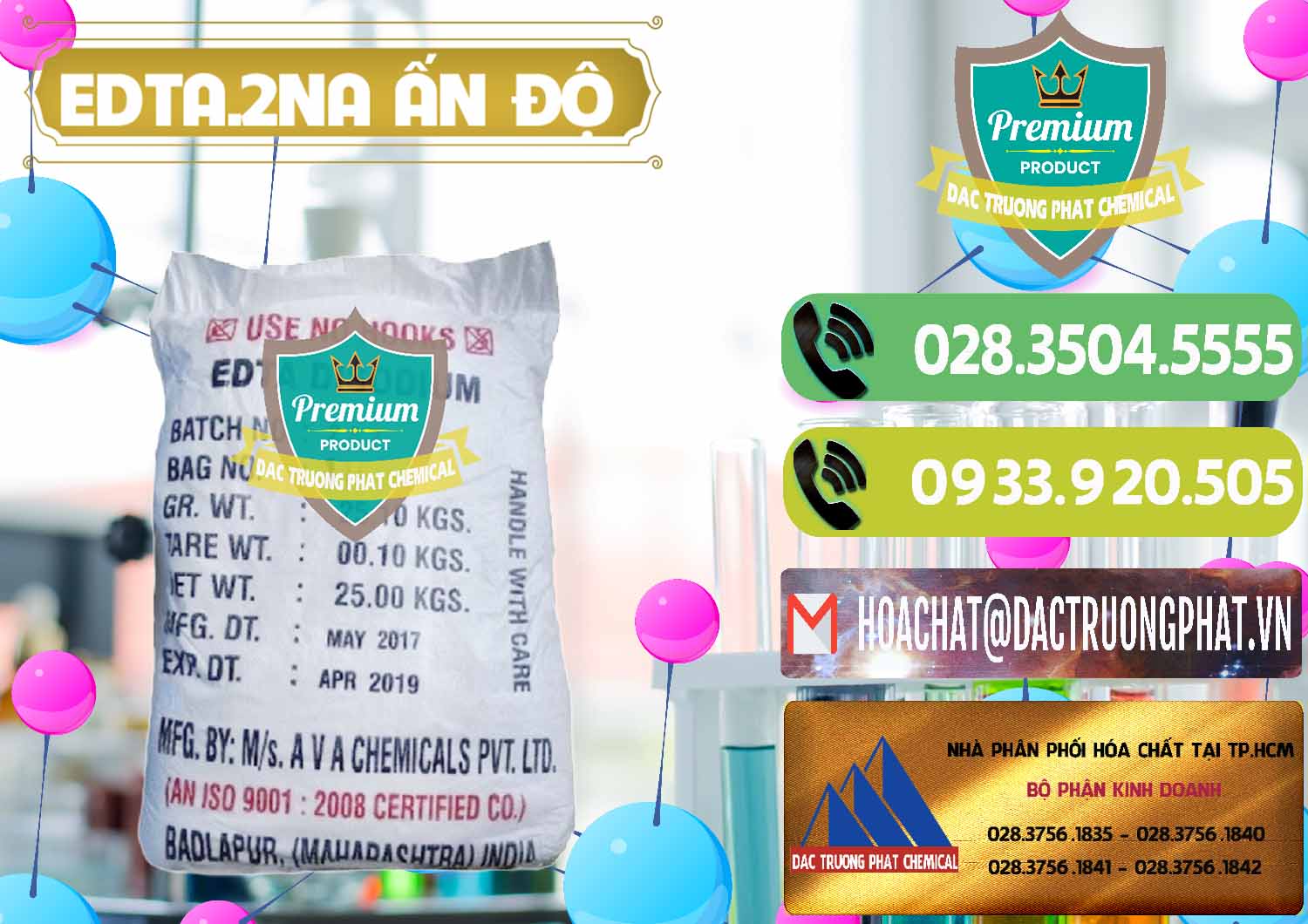 Địa chỉ chuyên thương mại Œ bán Edta _ Powder Disodium Ethylen Diamin Tetraacetate Ấn Độ India tại Sóc Trăng Cty chuyên phân phối ( bán ) EDTA.2NA - Ethylendiamin Tetraacetic Ấn Độ India - 0416 - Kinh doanh và cung cấp hóa chất tại TP.HCM - hoachatmientay.vn