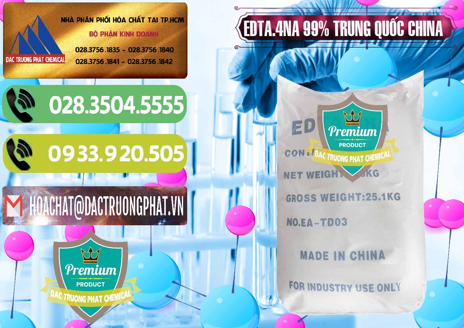 Bán _ cung ứng EDTA.4NA - EDTA Muối 99% Trung Quốc China - 0292 - Đơn vị cung cấp & kinh doanh hóa chất tại TP.HCM - hoachatmientay.vn