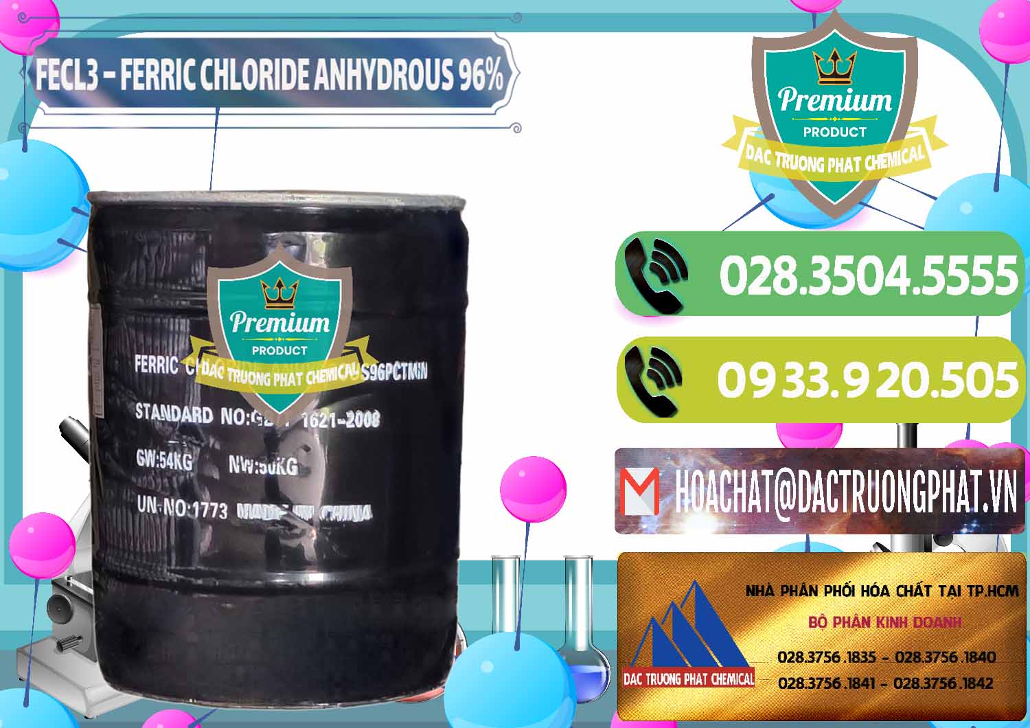 Đơn vị chuyên nhập khẩu _ bán FECL3 – Ferric Chloride Anhydrous 96% Trung Quốc China - 0065 - Nhà cung cấp & kinh doanh hóa chất tại TP.HCM - hoachatmientay.vn