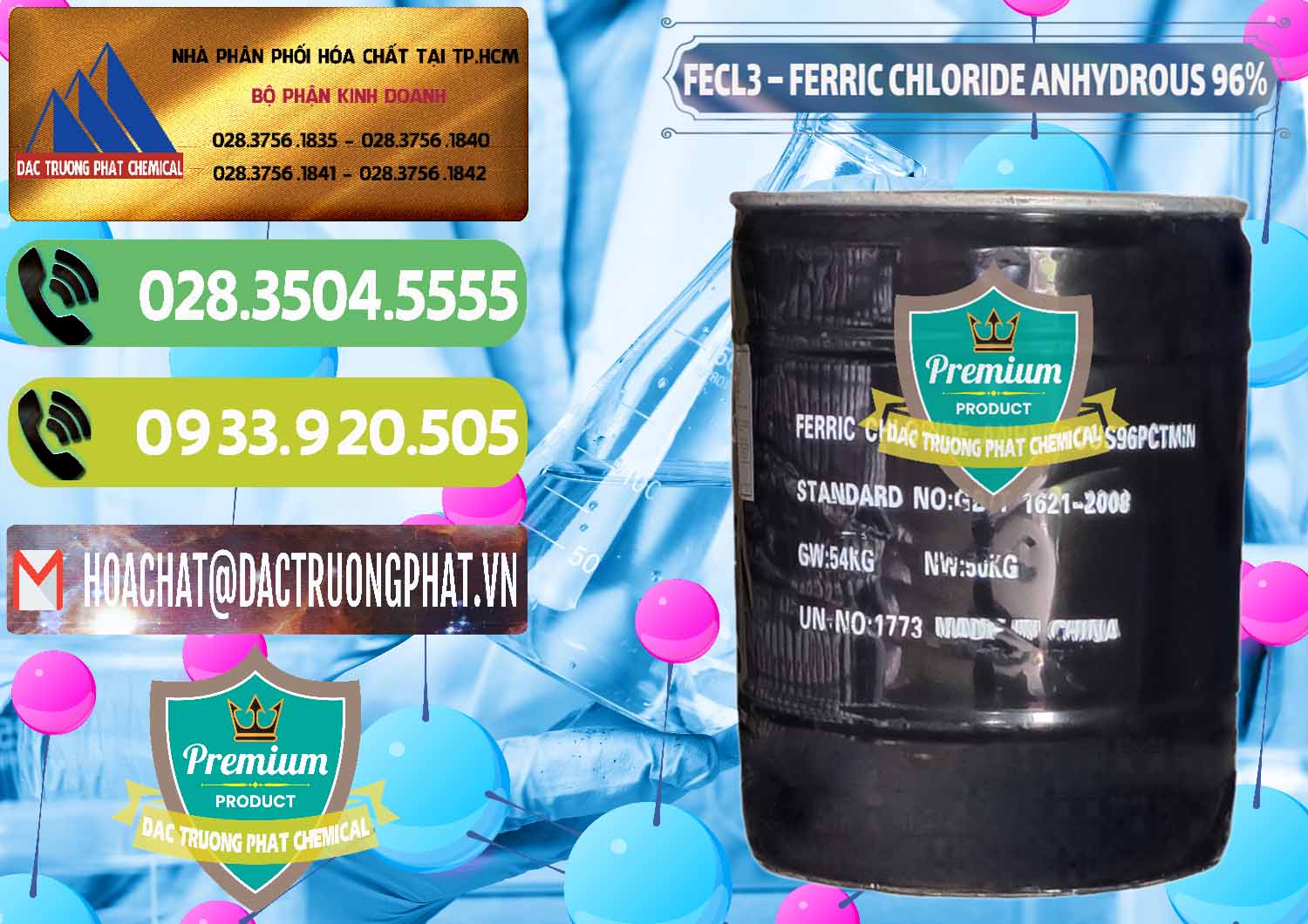 Cty bán _ cung cấp FECL3 – Ferric Chloride Anhydrous 96% Trung Quốc China - 0065 - Nơi chuyên bán _ cung cấp hóa chất tại TP.HCM - hoachatmientay.vn
