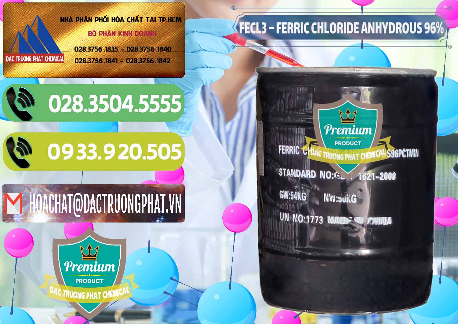 Công ty chuyên phân phối - bán FECL3 – Ferric Chloride Anhydrous 96% Trung Quốc China - 0065 - Kinh doanh và cung cấp hóa chất tại TP.HCM - hoachatmientay.vn