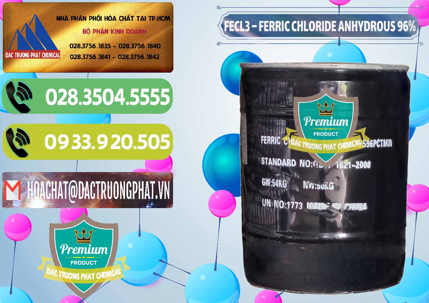 Chuyên kinh doanh & bán FECL3 – Ferric Chloride Anhydrous 96% Trung Quốc China - 0065 - Công ty chuyên phân phối ( nhập khẩu ) hóa chất tại TP.HCM - hoachatmientay.vn