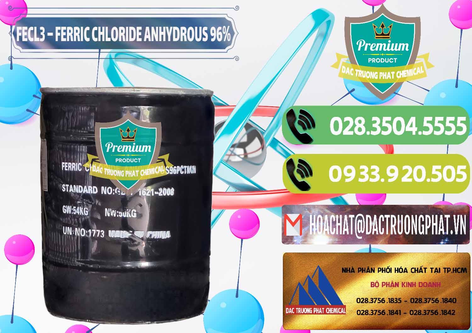 Địa chỉ chuyên cung cấp Þ bán Hóa chất Ferric Chloride & Phèn Sắt Powder Anhydrous Trung Quốc China Cty cung cấp ( bán ) FECL3 – Ferric Chloride Anhydrous 96% Trung Quốc China - 0065 - Công ty chuyên phân phối ( nhập khẩu ) hóa chất tại TP.HCM - hoachatmientay.vn