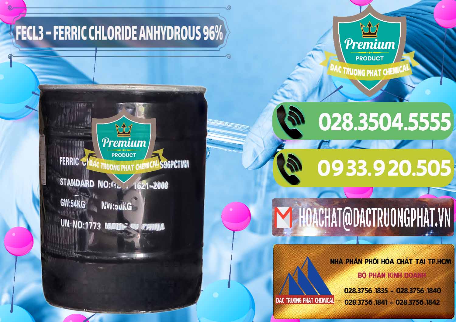FECL3 – Ferric Chloride Anhydrous 96% Trung Quốc China Cty chuyên bán và cung cấp FECL3 – Ferric Chloride Anhydrous 96% Trung Quốc China - 0065 - Nhập khẩu _ cung cấp hóa chất tại TP.HCM - hoachatmientay.vn
