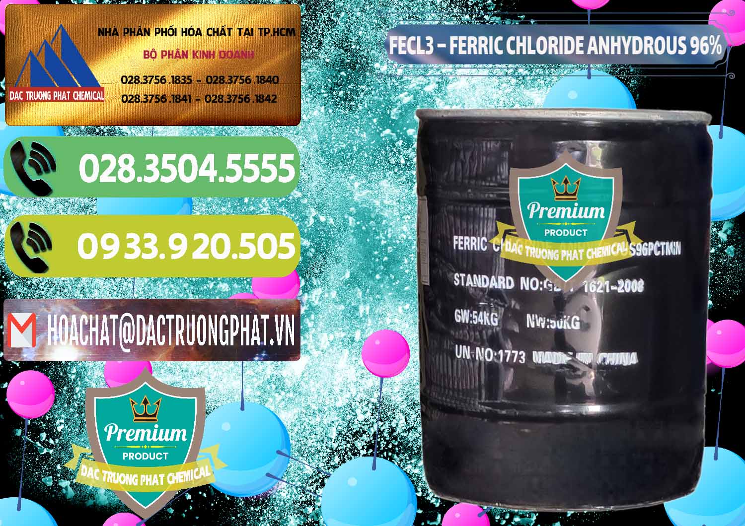 Cty bán / cung cấp Hóa Chất Công Nghiệp Phèn Sắt 3 & Sắt 3 Powder Bán ( cung ứng ) FECL3 – Ferric Chloride Anhydrous 96% Trung Quốc China - 0065 - Phân phối và cung cấp hóa chất tại TP.HCM - hoachatmientay.vn