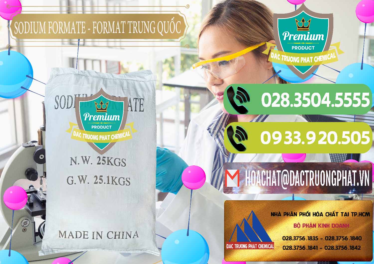 Công ty bán và cung ứng Sodium Formate - Natri Format Trung Quốc China - 0142 - Chuyên cung cấp _ phân phối hóa chất tại TP.HCM - hoachatmientay.vn