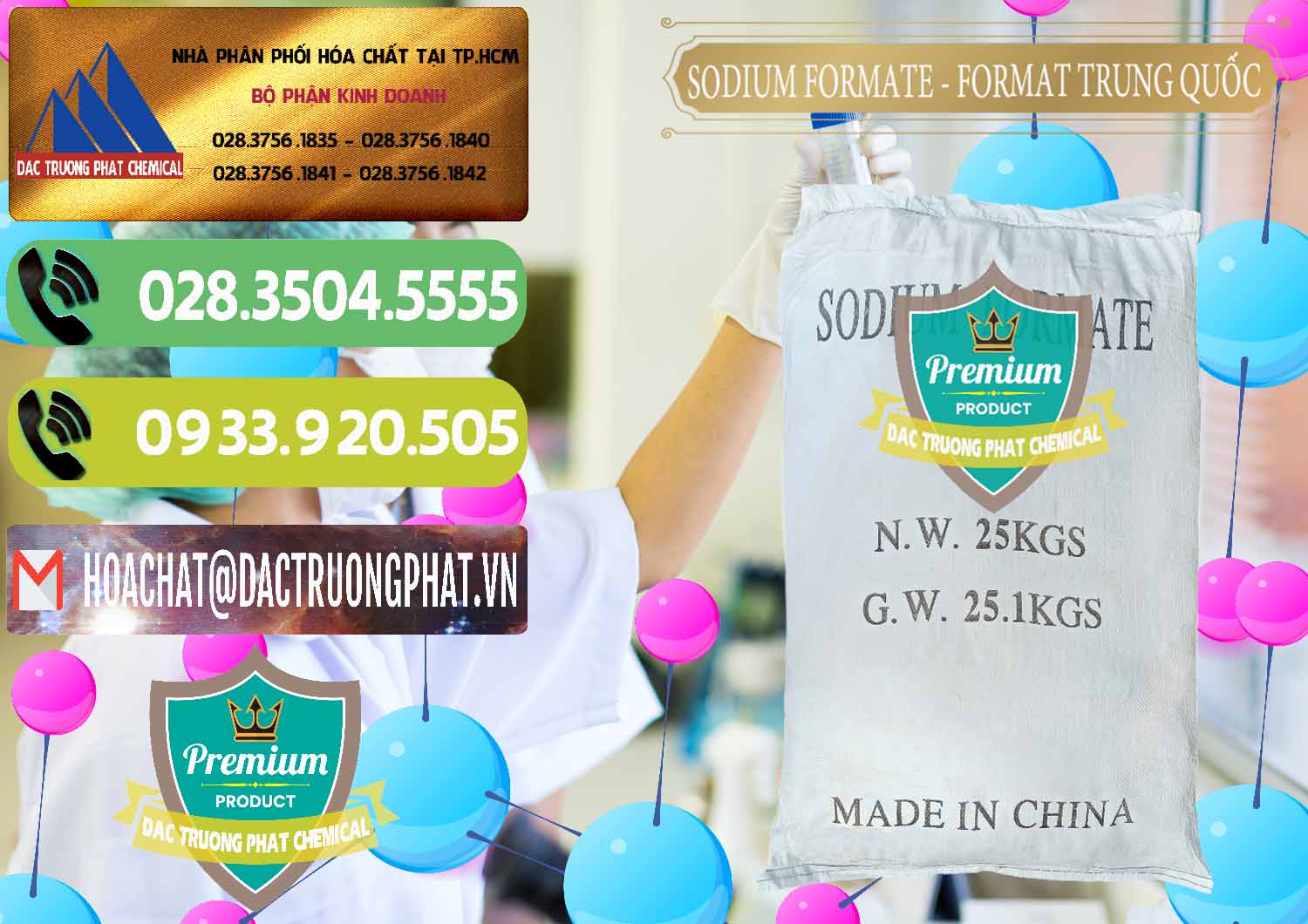 Phân phối và bán Sodium Formate - Natri Format Trung Quốc China - 0142 - Nơi chuyên bán ( phân phối ) hóa chất tại TP.HCM - hoachatmientay.vn