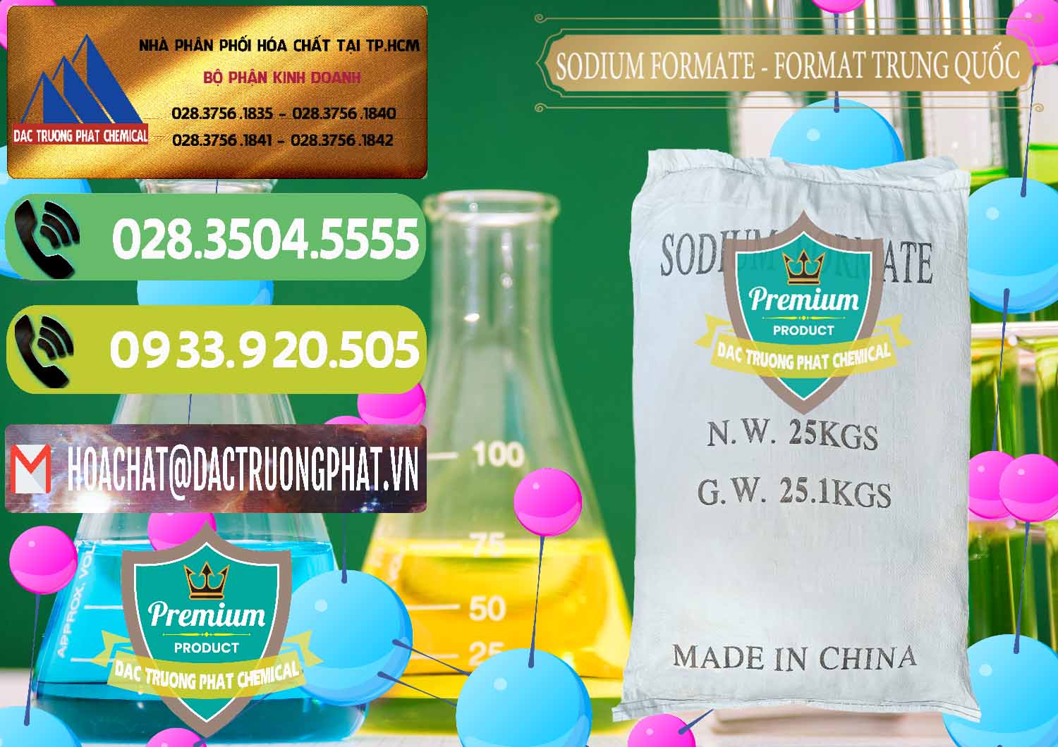 Đơn vị bán _ cung ứng Sodium Formate - Natri Format Trung Quốc China - 0142 - Nơi chuyên kinh doanh ( phân phối ) hóa chất tại TP.HCM - hoachatmientay.vn