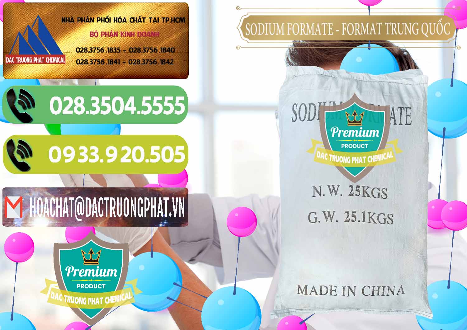 Nơi phân phối - bán Sodium Formate - Natri Format Trung Quốc China - 0142 - Nơi phân phối & cung ứng hóa chất tại TP.HCM - hoachatmientay.vn