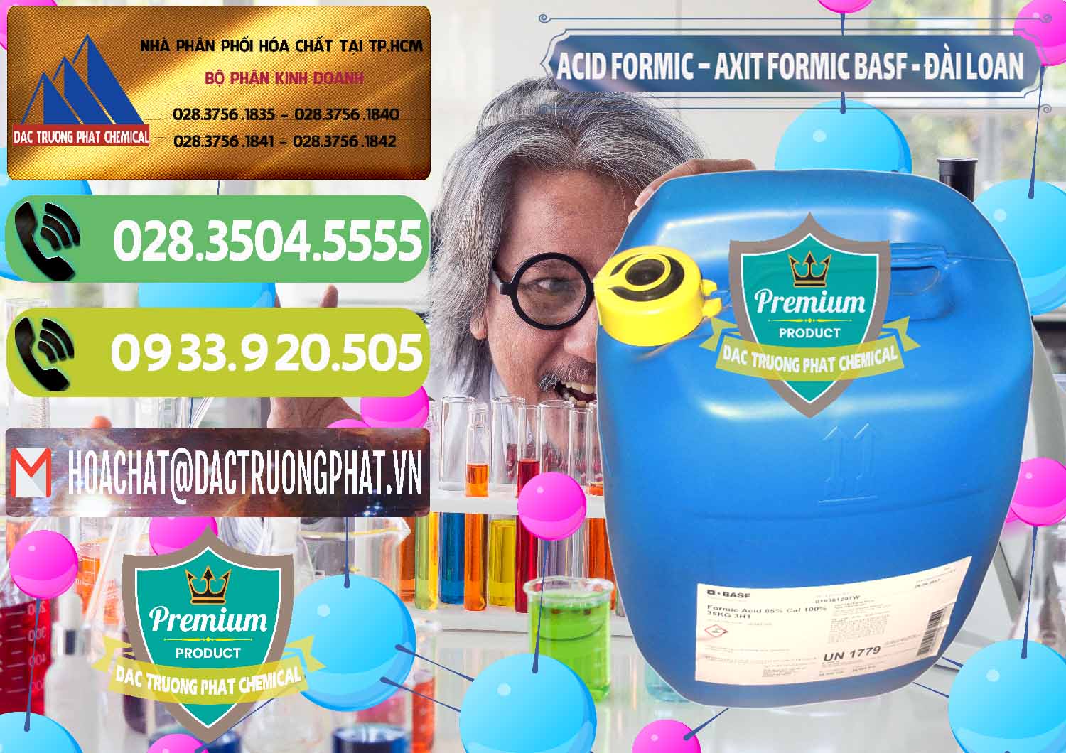 Kinh doanh _ bán Acid Formic - Axit Formic 85% BASF Đài Loan Taiwan - 0027 - Đơn vị phân phối & cung cấp hóa chất tại TP.HCM - hoachatmientay.vn