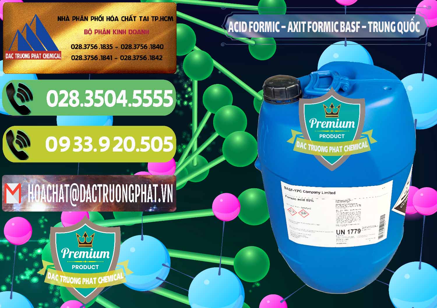 Đơn vị bán ( cung cấp ) Acid Formic - Axit Formic BASF Trung Quốc China - 0025 - Công ty chuyên nhập khẩu & phân phối hóa chất tại TP.HCM - hoachatmientay.vn