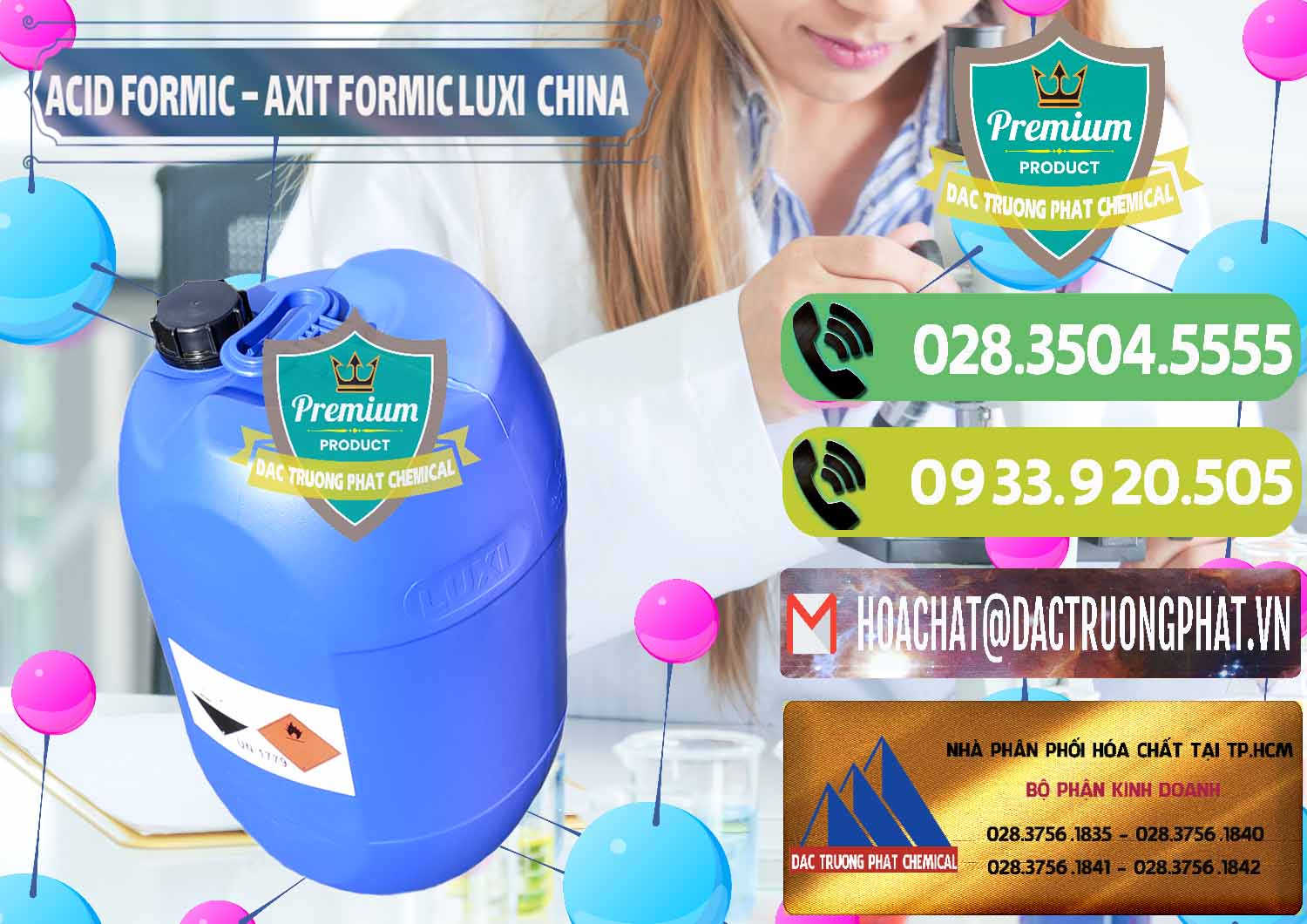 Đơn vị bán ( phân phối ) Acid Formic - Axit Formic Luxi Trung Quốc China - 0029 - Chuyên kinh doanh & cung cấp hóa chất tại TP.HCM - hoachatmientay.vn