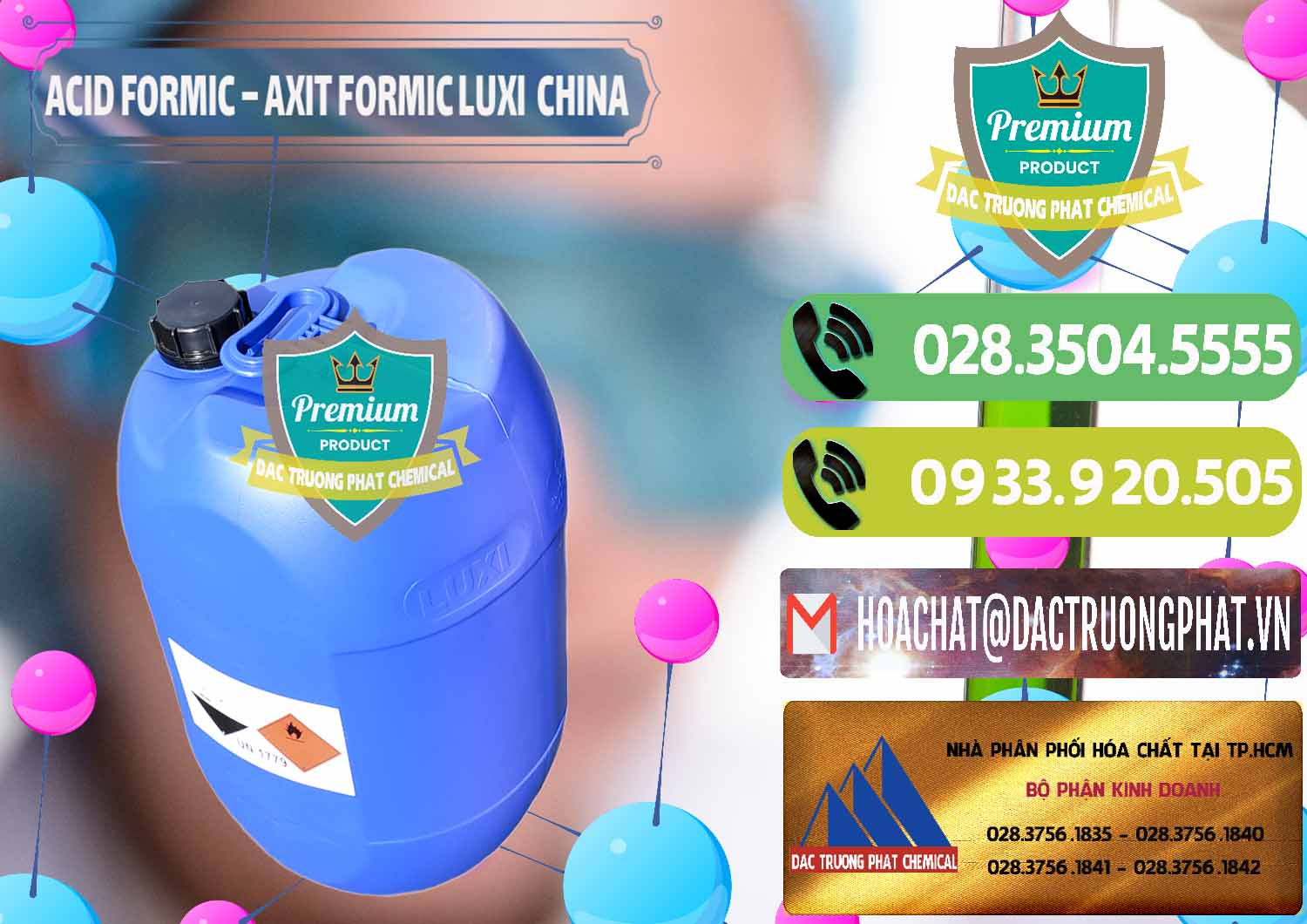 Chuyên cung ứng _ bán Acid Formic - Axit Formic Luxi Trung Quốc China - 0029 - Chuyên cung cấp - bán hóa chất tại TP.HCM - hoachatmientay.vn