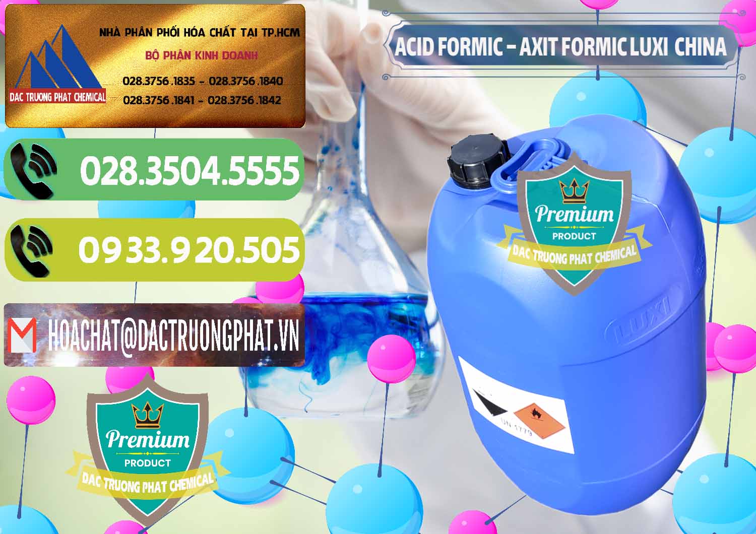 Nơi chuyên bán & phân phối Acid Formic - Axit Formic Luxi Trung Quốc China - 0029 - Công ty chuyên nhập khẩu ( cung cấp ) hóa chất tại TP.HCM - hoachatmientay.vn