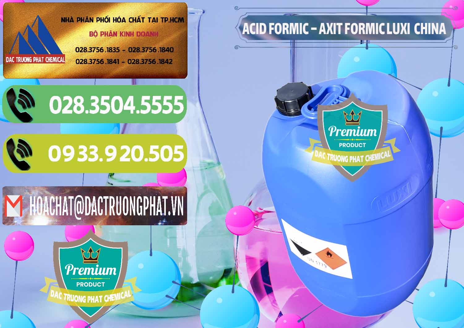 Cung ứng & bán Acid Formic - Axit Formic Luxi Trung Quốc China - 0029 - Cung cấp - nhập khẩu hóa chất tại TP.HCM - hoachatmientay.vn