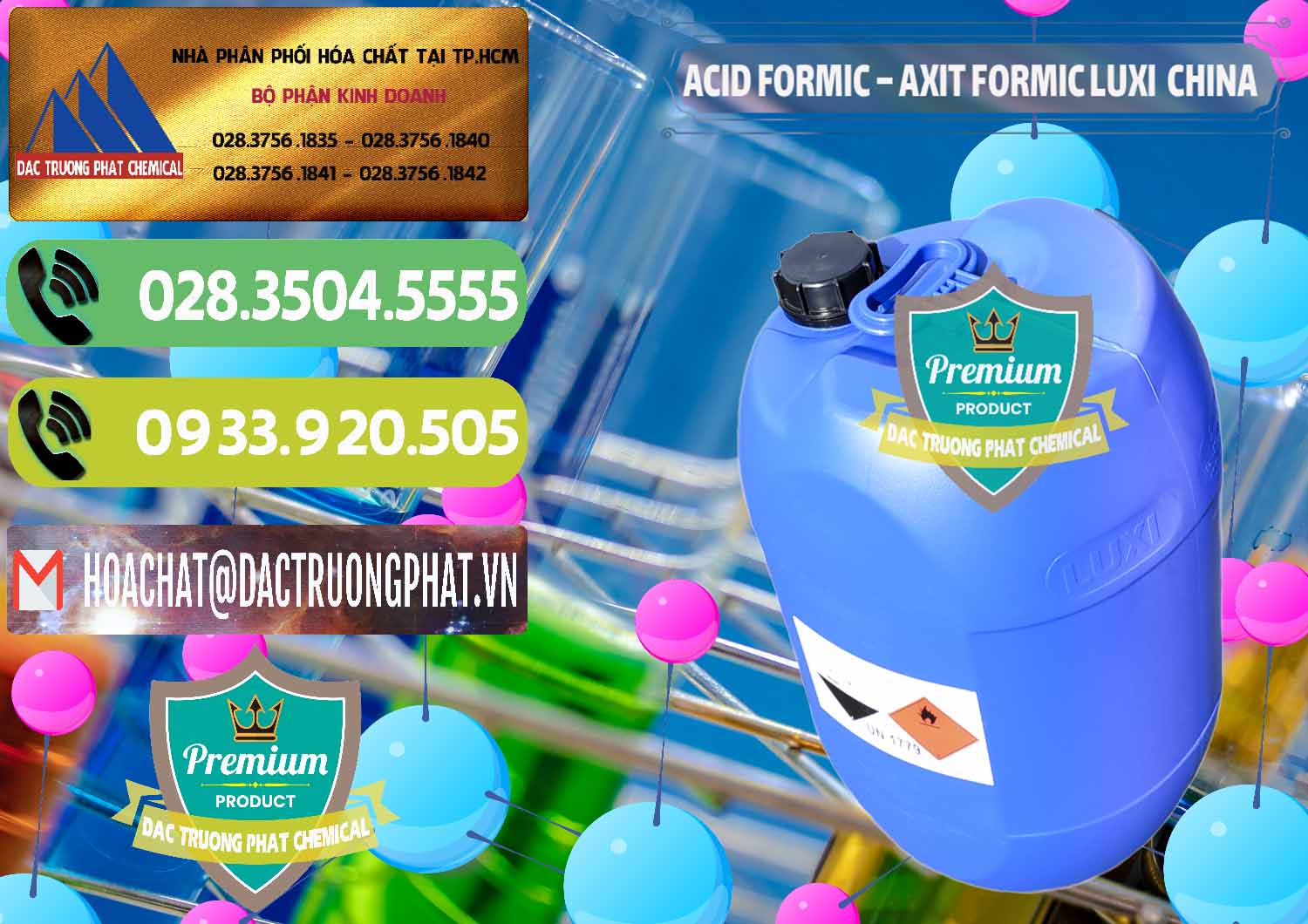 Cty cung cấp ( bán ) Acid Formic - Axit Formic Luxi Trung Quốc China - 0029 - Cty chuyên bán - phân phối hóa chất tại TP.HCM - hoachatmientay.vn