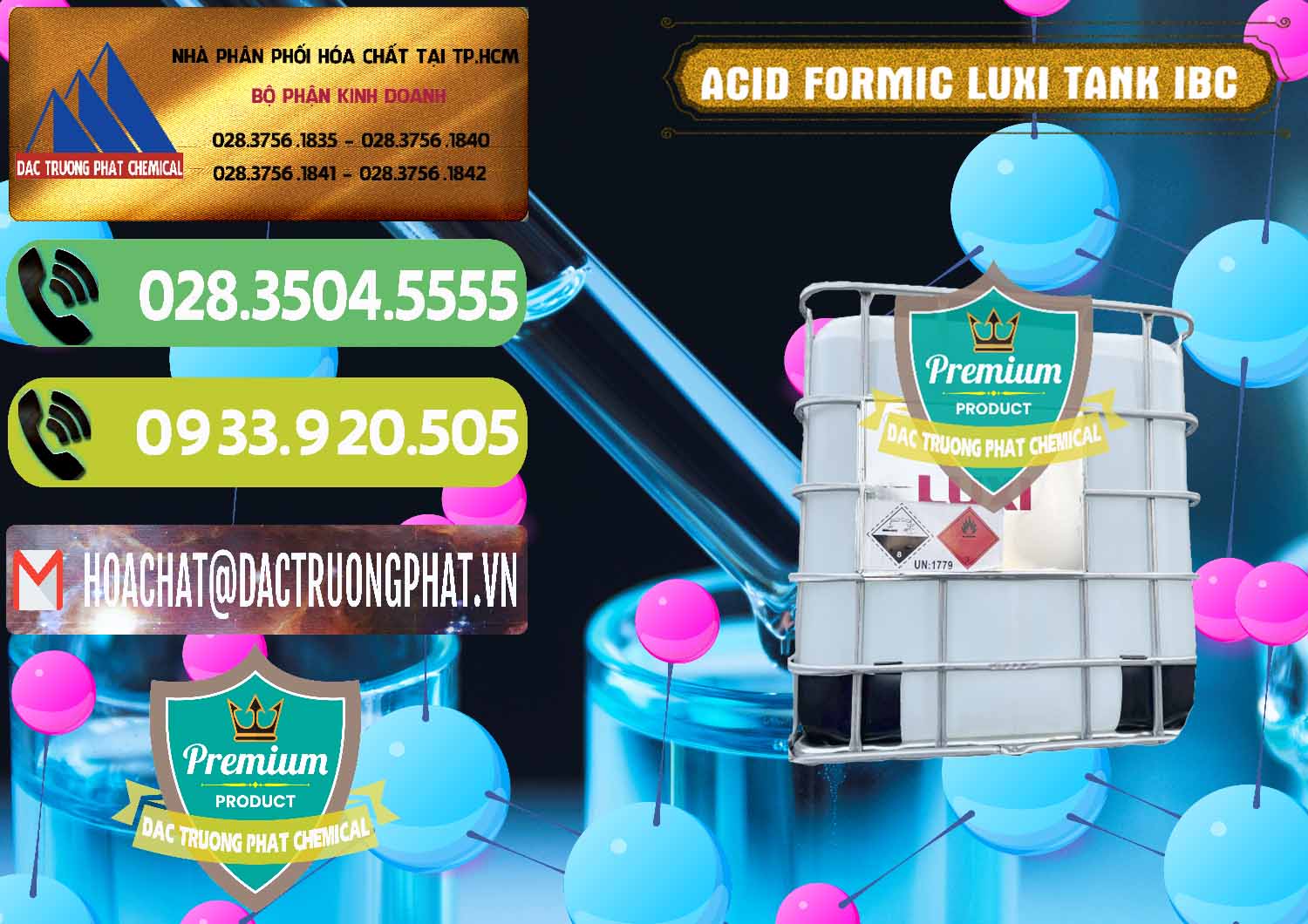 Đơn vị chuyên cung ứng - bán Acid Formic - Acid Formic Tank - Bồn IBC Luxi Trung Quốc China - 0400 - Phân phối _ cung cấp hóa chất tại TP.HCM - hoachatmientay.vn