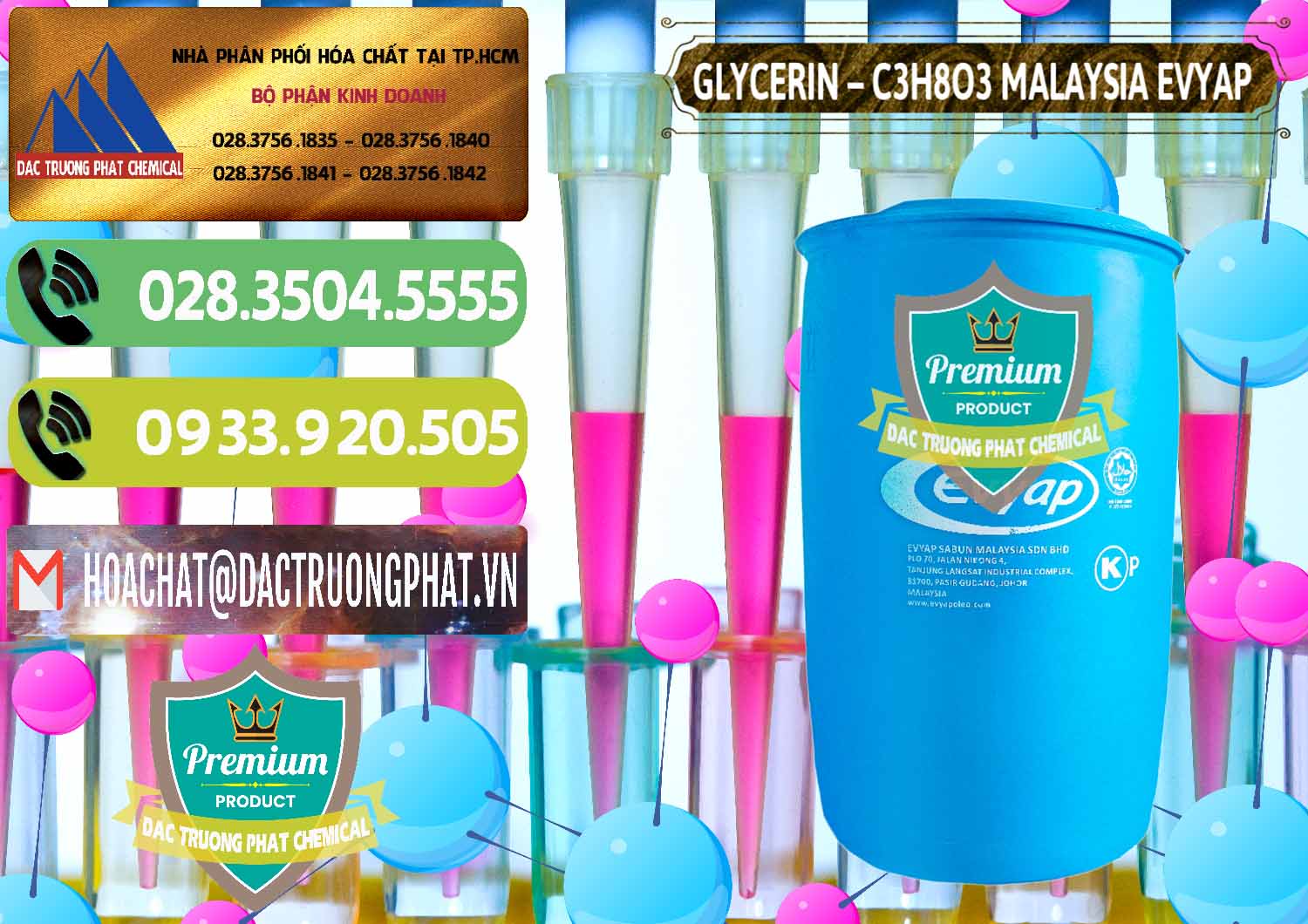 Chuyên cung cấp & bán Glycerin – C3H8O3 Malaysia Evyap - 0066 - Chuyên cung cấp và bán hóa chất tại TP.HCM - hoachatmientay.vn