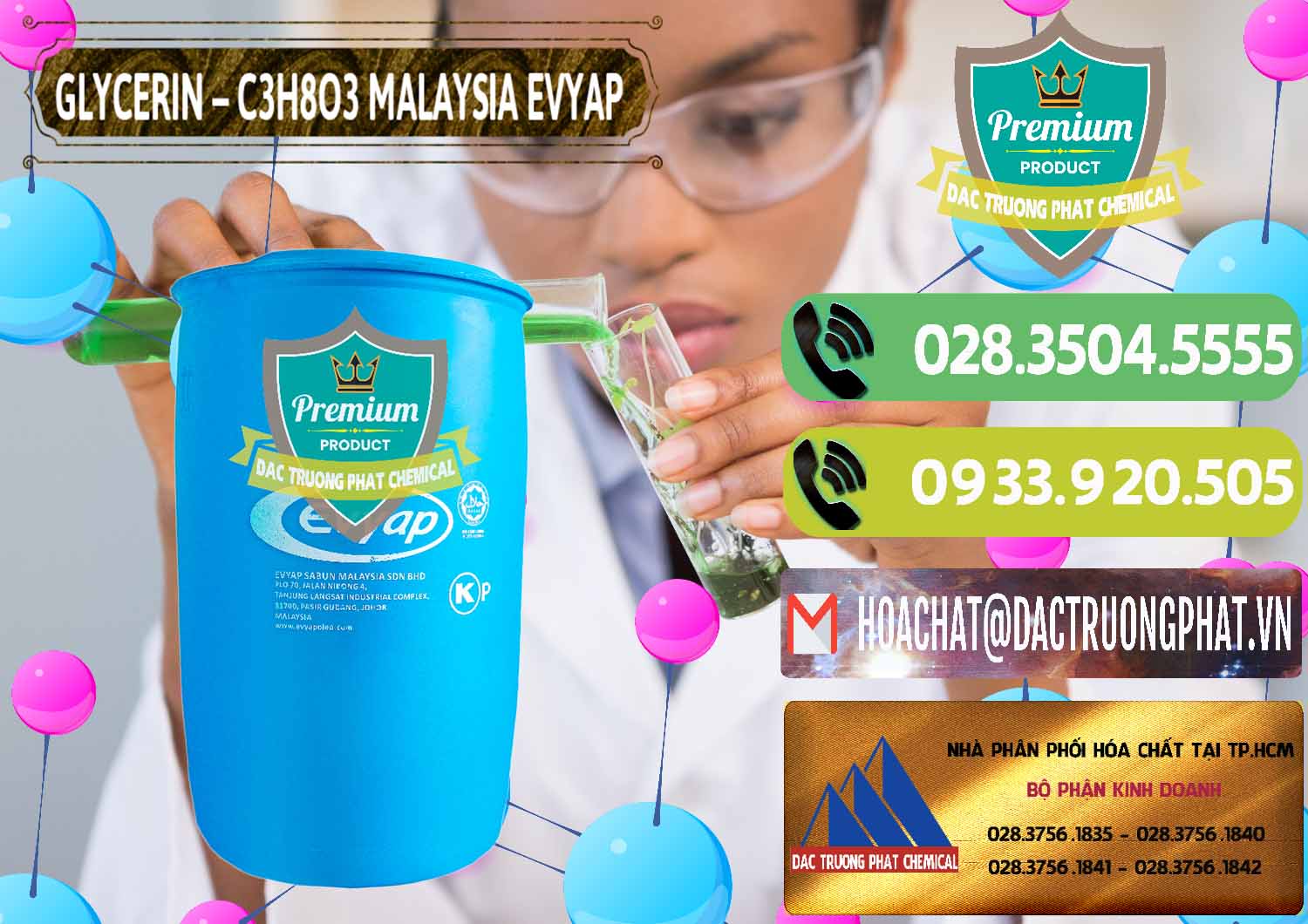 Glycerin – C3H8O3 Malaysia Evyap Công ty chuyên bán - cung ứng Glycerin – C3H8O3 Malaysia Evyap - 0066 - Đơn vị cung cấp - bán hóa chất tại TP.HCM - hoachatmientay.vn