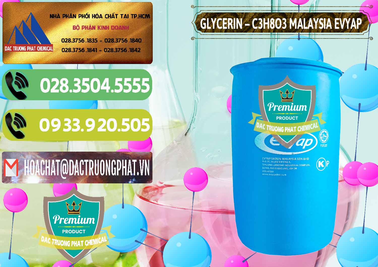 Glycerin – C3H8O3 Malaysia Evyap Đơn vị bán - cung cấp Glycerin – C3H8O3 Malaysia Evyap - 0066 - Phân phối ( cung ứng ) hóa chất tại TP.HCM - hoachatmientay.vn