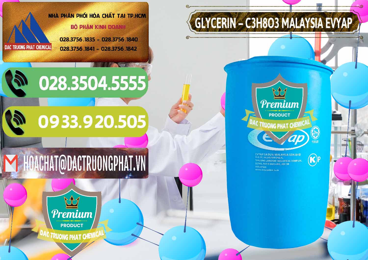 Thương mại & bán Hóa chất Liquid Glycerin Þ Glycerin Dạng Nước Malaysia Evyap tại Bến Tre Đơn vị chuyên bán - phân phối Glycerin – C3H8O3 Malaysia Evyap - 0066 - Công ty phân phối _ cung cấp hóa chất tại TP.HCM - hoachatmientay.vn