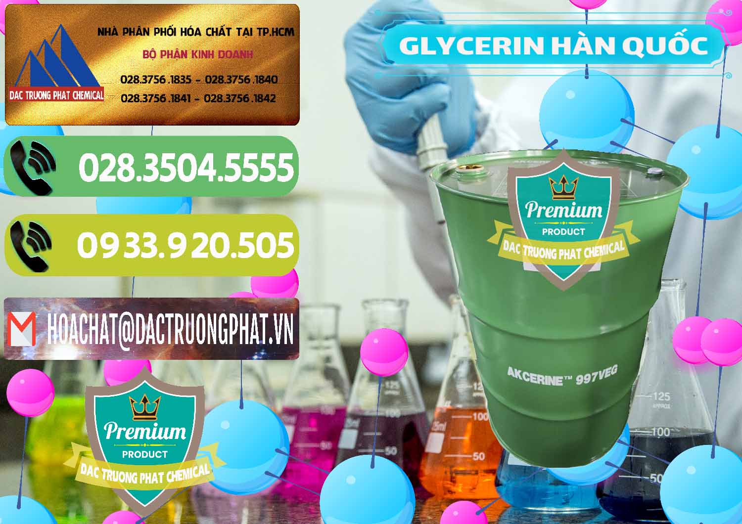 Nơi chuyên cung ứng và bán Glycerin – C3H8O3 Hàn Quốc Korea - 0403 - Chuyên cung cấp ( nhập khẩu ) hóa chất tại TP.HCM - hoachatmientay.vn