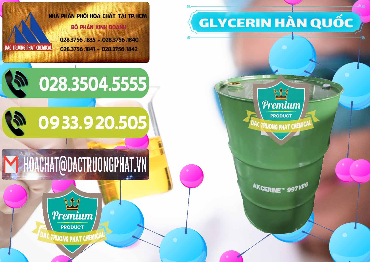 Đơn vị chuyên kinh doanh và bán Glycerin – C3H8O3 Hàn Quốc Korea - 0403 - Đơn vị bán & phân phối hóa chất tại TP.HCM - hoachatmientay.vn