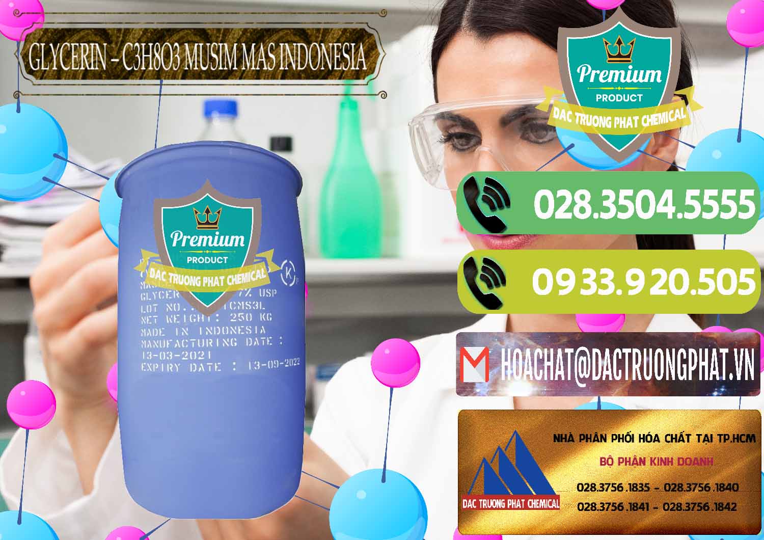 Công ty nhập khẩu ( bán ) Glycerin – C3H8O3 99.7% Musim Mas Indonesia - 0272 - Cty chuyên nhập khẩu _ cung cấp hóa chất tại TP.HCM - hoachatmientay.vn