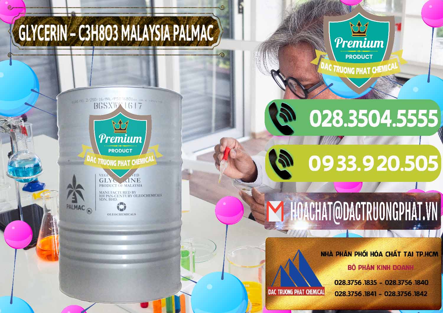 Bán và cung cấp Glycerin – C3H8O3 99.7% Malaysia Palmac - 0067 - Nhà cung cấp và nhập khẩu hóa chất tại TP.HCM - hoachatmientay.vn