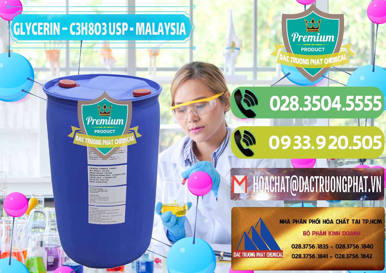 Công ty bán ( phân phối ) Glycerin – C3H8O3 USP Malaysia - 0233 - Nhập khẩu - cung cấp hóa chất tại TP.HCM - hoachatmientay.vn