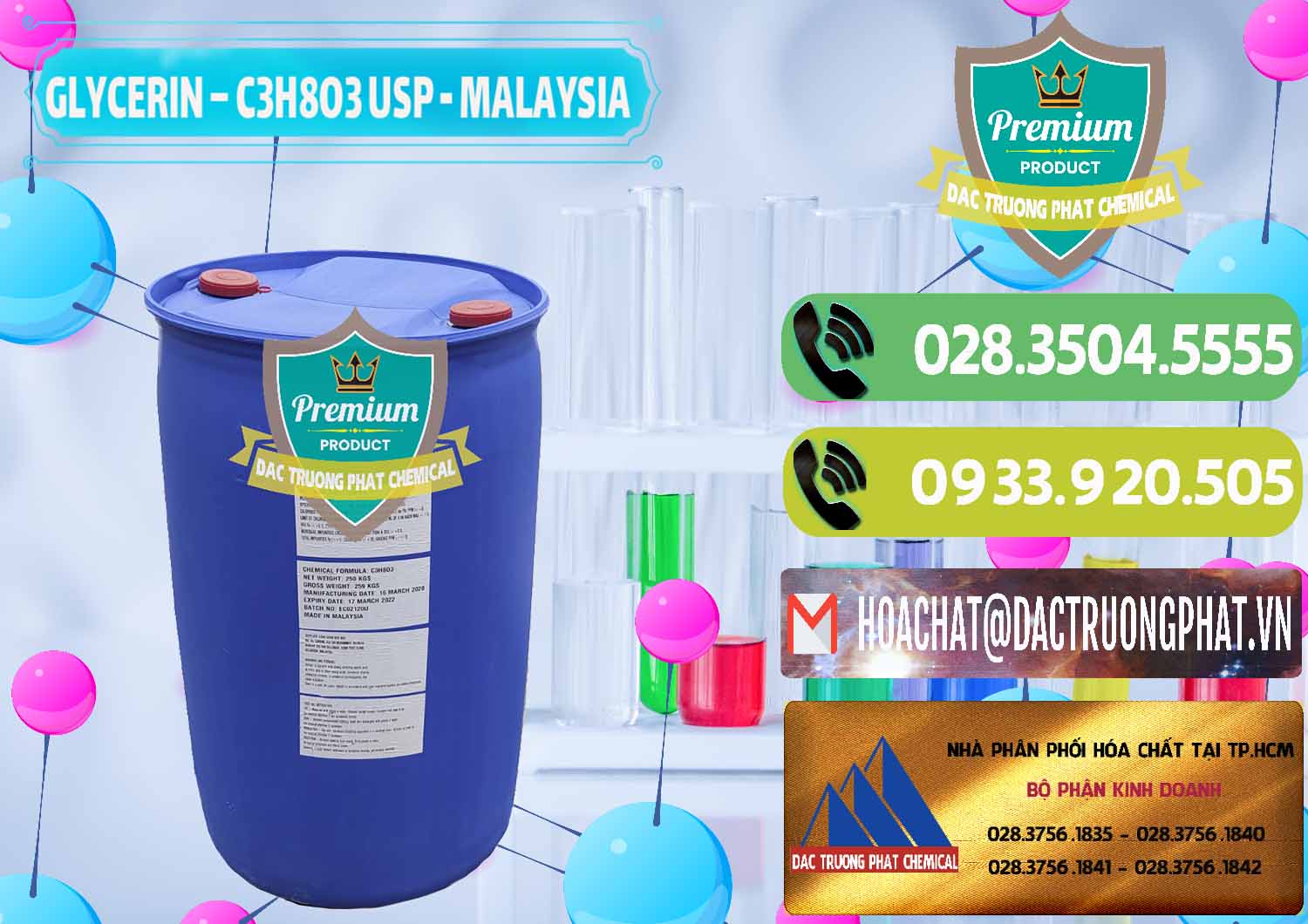 Đơn vị chuyên cung ứng - bán Glycerin – C3H8O3 USP Malaysia - 0233 - Đơn vị kinh doanh & cung cấp hóa chất tại TP.HCM - hoachatmientay.vn
