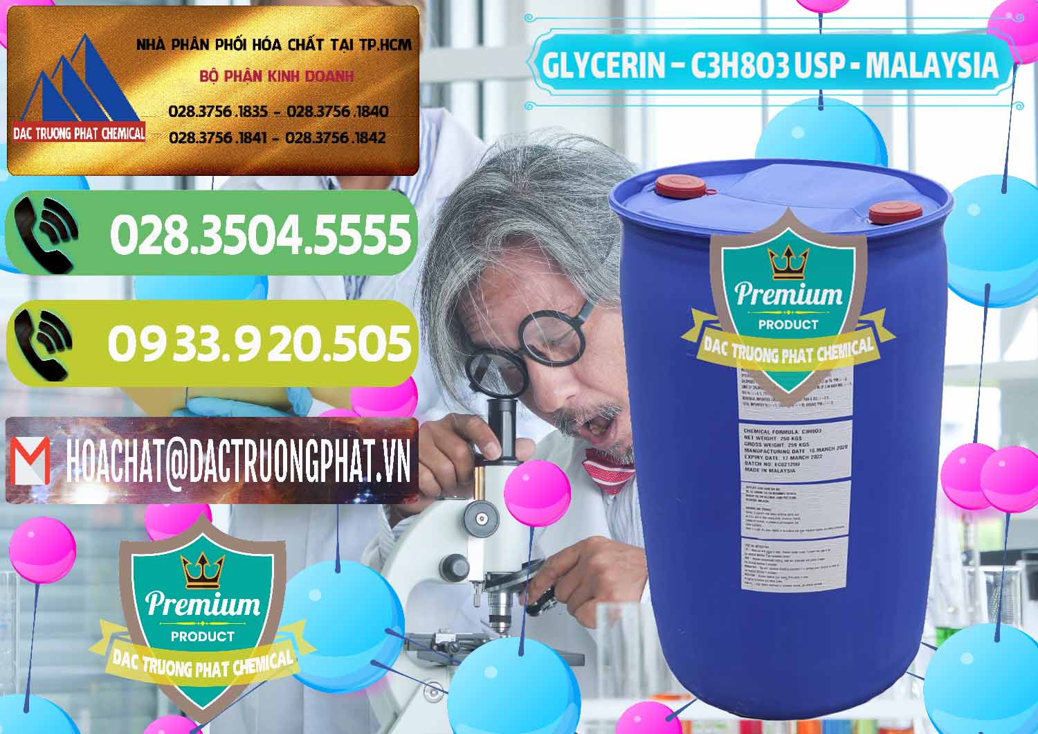 Cty bán & phân phối Glycerin – C3H8O3 USP Malaysia - 0233 - Nơi phân phối và cung cấp hóa chất tại TP.HCM - hoachatmientay.vn