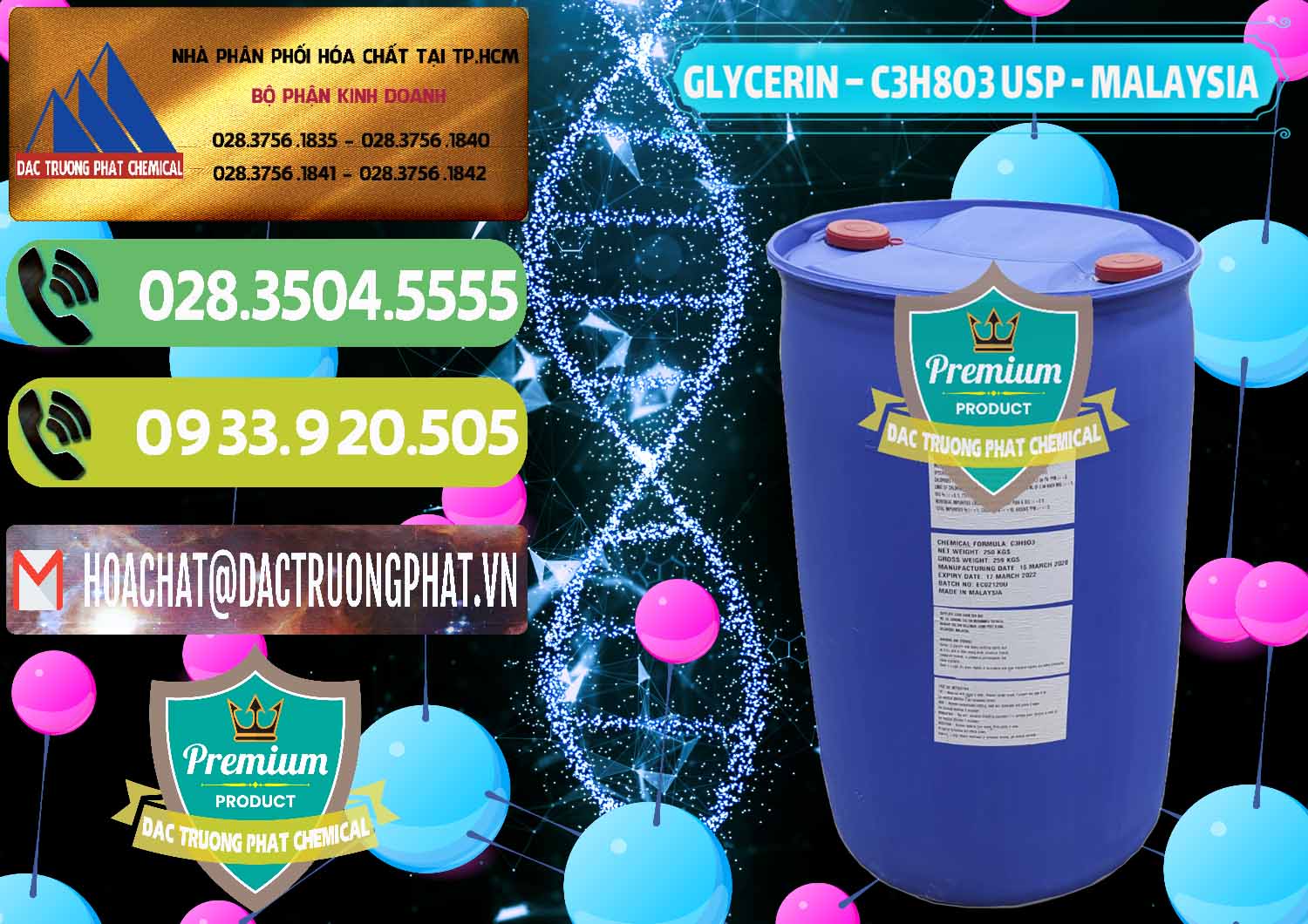 Nơi bán - cung cấp Glycerin – C3H8O3 USP Malaysia - 0233 - Cty cung ứng _ phân phối hóa chất tại TP.HCM - hoachatmientay.vn