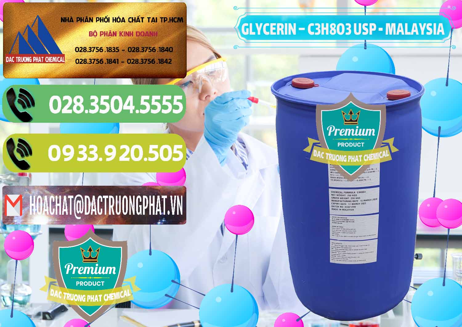 Nơi chuyên kinh doanh - bán Glycerin – C3H8O3 USP Malaysia - 0233 - Nơi chuyên nhập khẩu _ phân phối hóa chất tại TP.HCM - hoachatmientay.vn