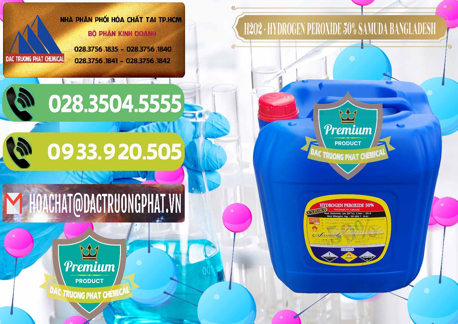 Cty chuyên cung cấp / bán hóa chất Oxy Già ß Hydro Peroxit 50% Samuda Bangladesh Công ty chuyên phân phối _ bán H2O2 - Hydrogen Peroxide 50% Samuda Bangladesh - 0077 - Cty cung cấp _ phân phối hóa chất tại TP.HCM - hoachatmientay.vn