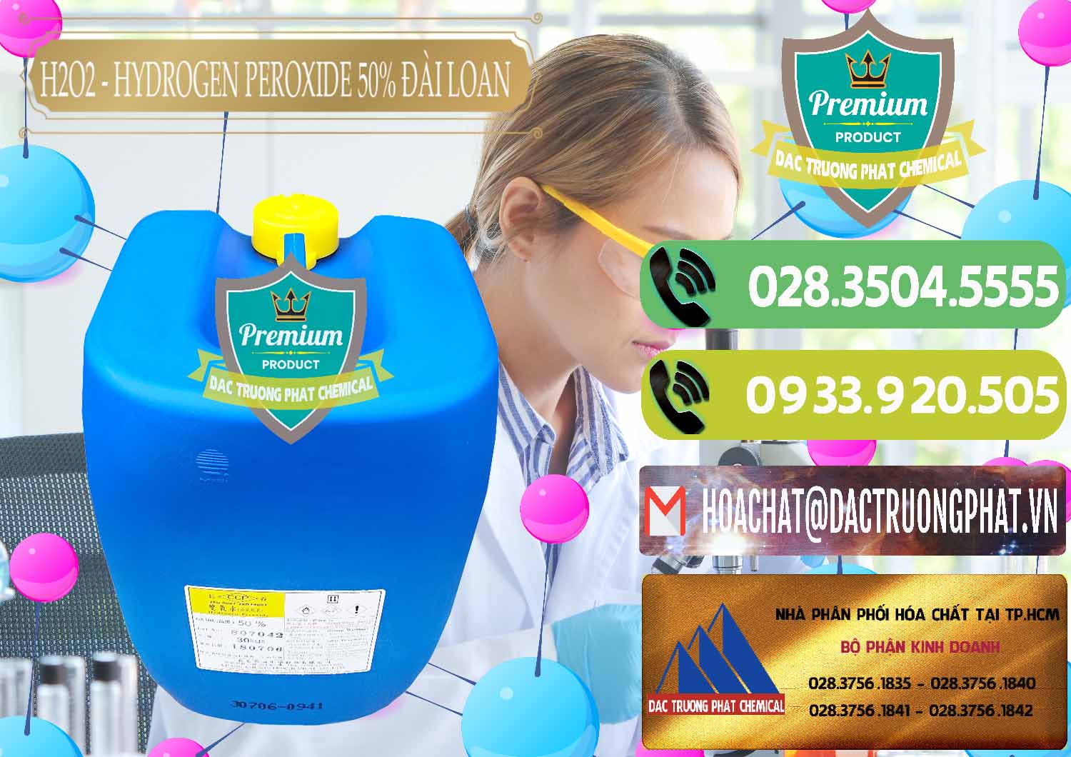 Đơn vị chuyên bán | phân phối Hydro Peroxid Dạng Lỏng Ø Oxy Già Đài Loan Taiwan Nhà nhập khẩu và bán H2O2 - Hydrogen Peroxide 50% Đài Loan Taiwan Chang Chun - 0069 - Cty phân phối ( kinh doanh ) hóa chất tại TP.HCM - hoachatmientay.vn