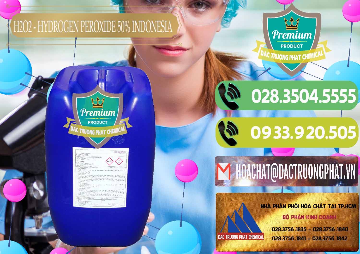 Nơi chuyên bán _ phân phối H2O2 - Hydrogen Peroxide 50% Evonik Indonesia - 0070 - Công ty phân phối và nhập khẩu hóa chất tại TP.HCM - hoachatmientay.vn