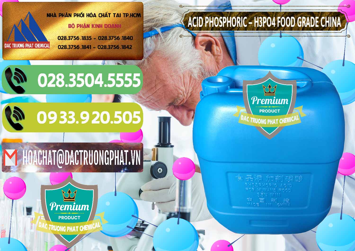 Cung cấp và bán Acid Phosphoric – H3PO4 85% Food Grade Trung Quốc China - 0015 - Công ty chuyên cung cấp ( nhập khẩu ) hóa chất tại TP.HCM - hoachatmientay.vn
