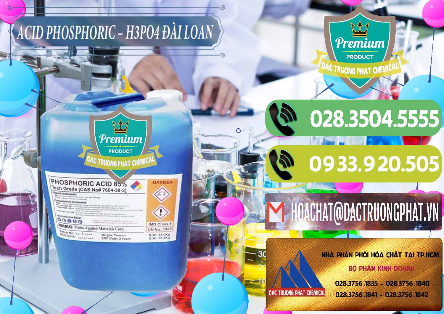 Cty kinh doanh và bán Axit Phosphoric - Acid Phosphoric H3PO4 85% Đài Loan Taiwan - 0351 - Đơn vị phân phối ( cung cấp ) hóa chất tại TP.HCM - hoachatmientay.vn