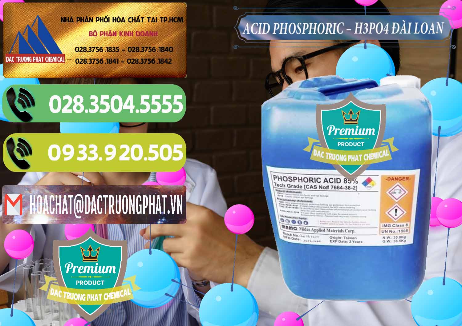 Công ty kinh doanh ( bán ) Axit Phosphoric - Acid Phosphoric H3PO4 85% Đài Loan Taiwan - 0351 - Nhà cung ứng và phân phối hóa chất tại TP.HCM - hoachatmientay.vn