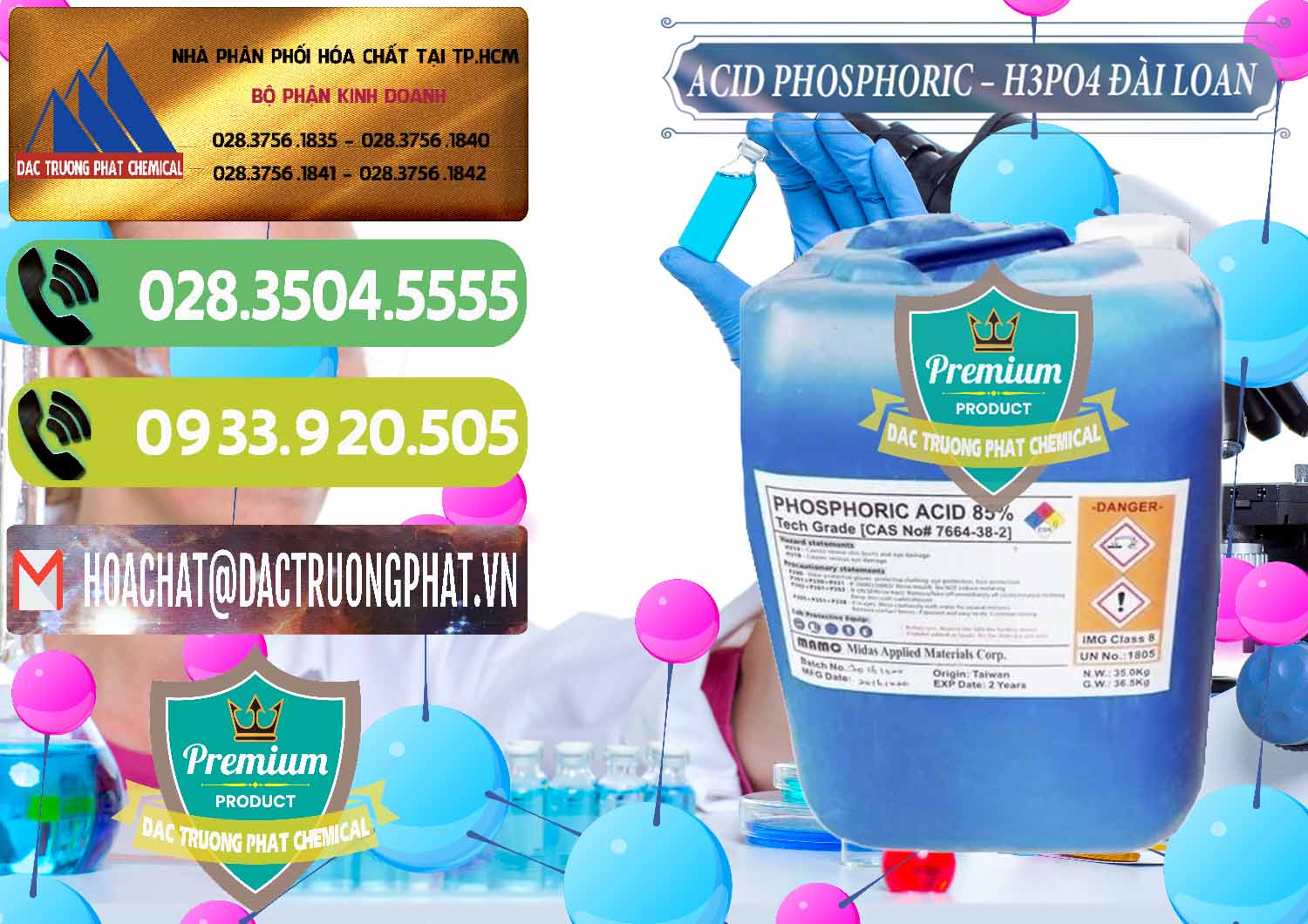 Đơn vị chuyên bán - phân phối Axit Phosphoric - Acid Phosphoric H3PO4 85% Đài Loan Taiwan - 0351 - Công ty chuyên phân phối ( cung ứng ) hóa chất tại TP.HCM - hoachatmientay.vn