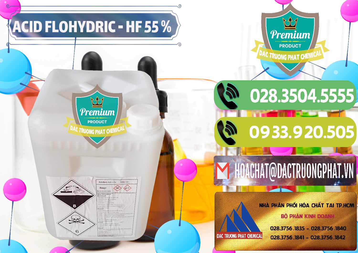 Đơn vị chuyên bán - phân phối Axit HF - Acid HF 55% Can Trắng Trung Quốc China - 0079 - Cty chuyên nhập khẩu _ phân phối hóa chất tại TP.HCM - hoachatmientay.vn