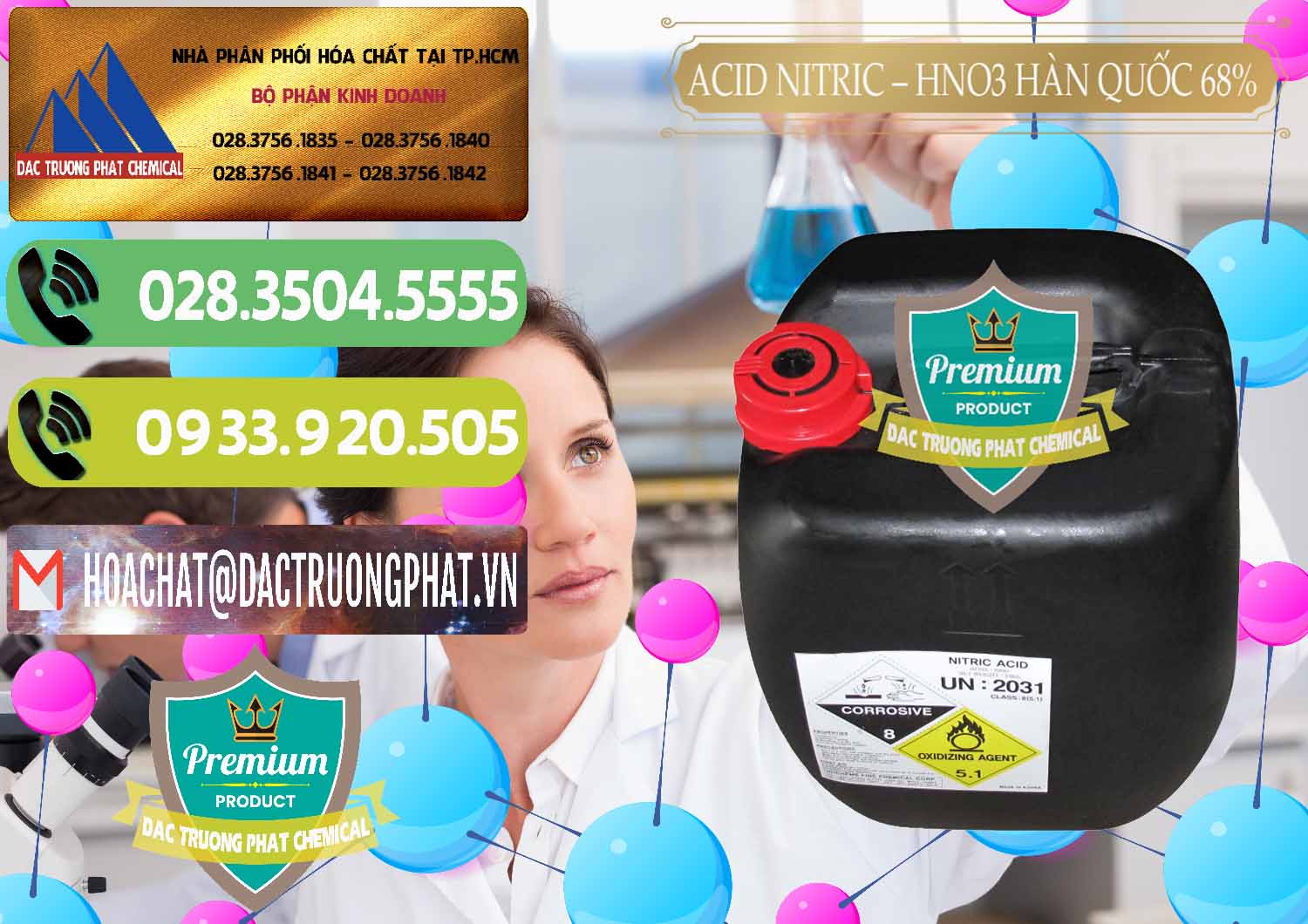 Công ty bán ( cung ứng ) Acid Nitric – Axit Nitric HNO3 68% Huchem Hàn Quốc Korea - 0030 - Chuyên cung cấp & nhập khẩu hóa chất tại TP.HCM - hoachatmientay.vn